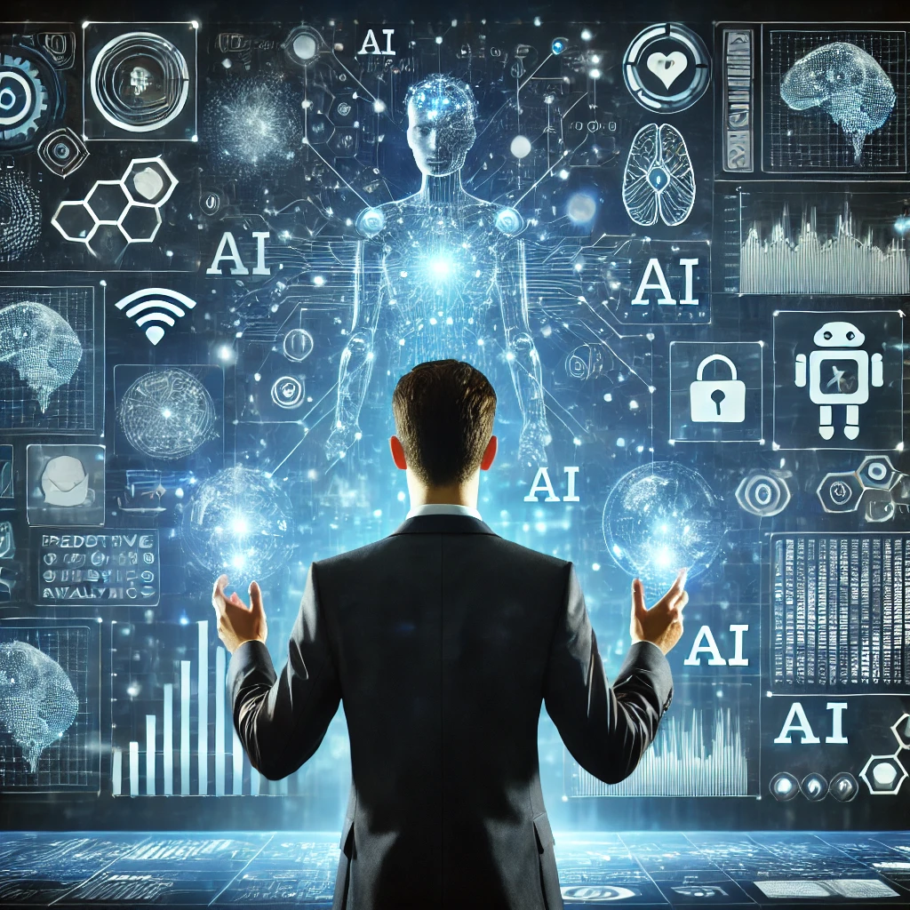 imagen persona trabajando en IA