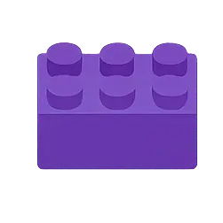 lego brick purple