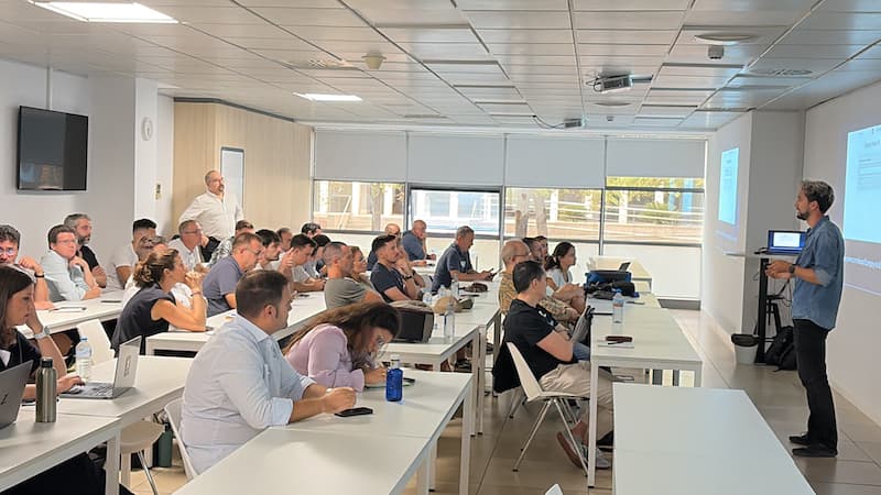 Formacion de Inteligencia Artifical en un evento para profesionales